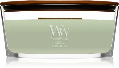 Woodwick Ethereal Haze - Ароматическая свеча с деревянным фитилем (hearthwick) с деревянным фитилем (hearthwick), 453.6 г