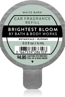 Bath & Body Works Brightest Bloom - Запах для машины наполнение, 6 мл