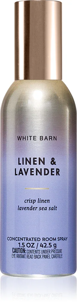 Bath & Body Works Linen & Lavender - Освежитель воздуха в аэрозольной упаковке, 42.5 г