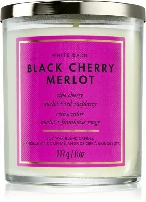 Bath & Body Works Black Cherry Merlot - Ароматическая свеча, 227 г