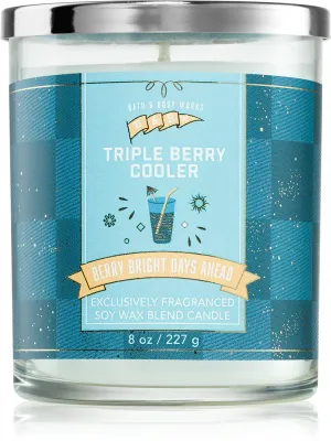 Bath & Body Works Triple Berry Cooler - Ароматическая свеча, 227 г