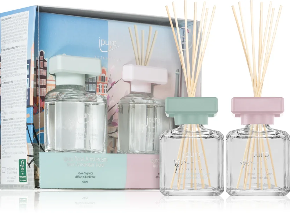 ipuro Essentials Paris & Amsterdam - Подарочный набор ароматов для дома, 2 мл