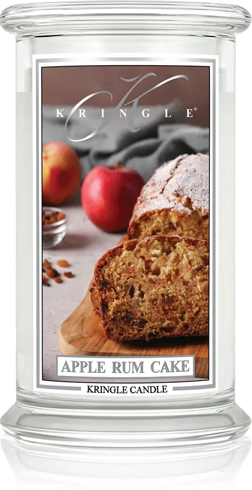 Kringle Candle Apple Rum Cake - Ароматическая свеча, 623 г