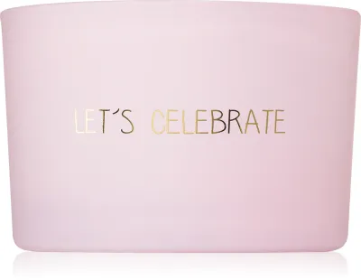 My Flame Green Tea Time Let's Celebrate - Ароматическая свеча, 13 см