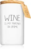 My Flame Fresh Cotton Wine Is My Partner In Crime - Ароматическая свеча, 7 см — фото 1
