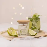 Nacomi Soy Candle Home Fragrances - Ароматическая свеча с деревянным фитилем с деревянным фитилем, 140 г — фото 2