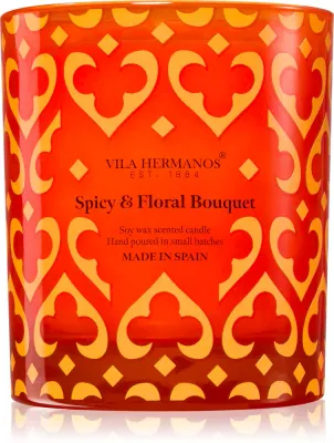 Vila Hermanos 70ths Year Spicy & Floral Bouquet - Ароматическая свеча, 200 г