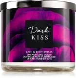 Bath & Body Works Dark Kiss - Свеча ароматическая Bath Body Works Dark Kiss соевая, 3 фитиля, 411 г, 411 г — фото 1