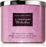 Bath & Body Works A Thousand Wishes - Свеча ароматическая Bath Body Works A Thousand Wishes соевая, 3 фитиля, 411 г, 411 г — фото 1