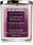 Bath & Body Works A Thousand Wishes - Ароматическая свеча Bath Body Works A Thousand Wishes, из соевого воска, свежий летний аромат, 226 г, 226 г — фото 1