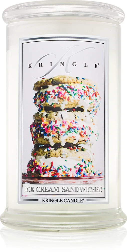 Kringle Candle Ice Cream Sandwiches - Ароматическая свеча, 624 г