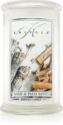Kringle Candle Sage & Palo Santo - душистая свеча, 624 г