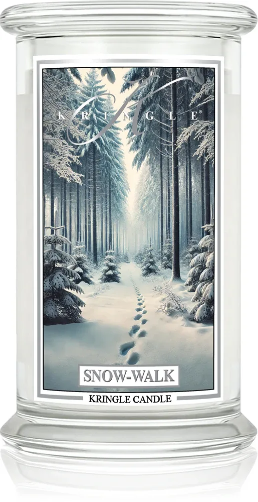 Kringle Candle Snow-Walk - Ароматическая свеча, 623 г