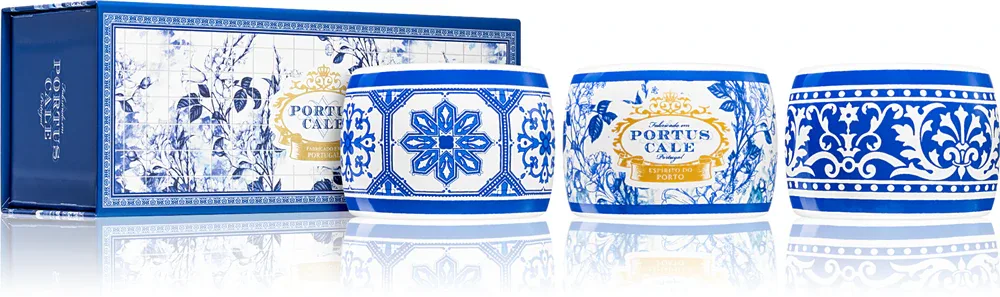 Свеча-таблетка Castelbel Portus Cale Gold Blue цветочно-пряная, набор 3 шт