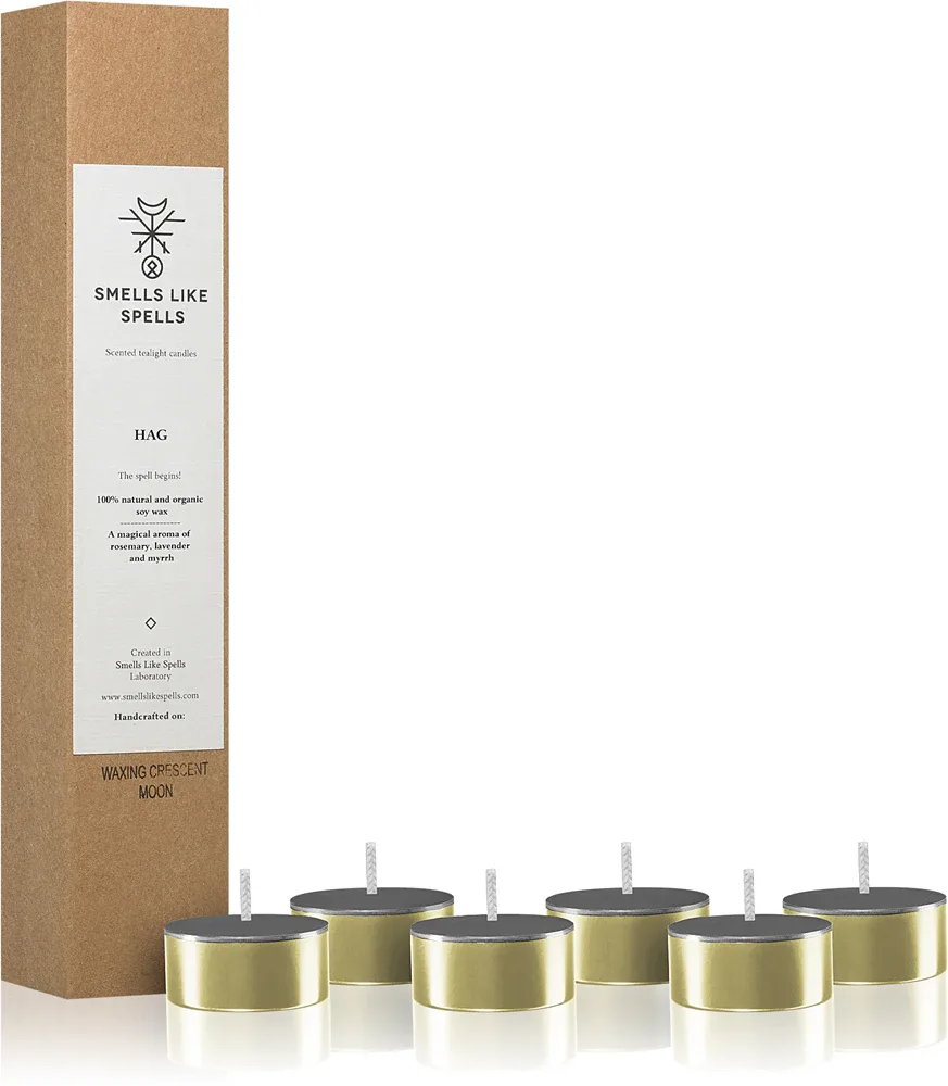 Свеча-таблетка ароматическая Smells Like Spells Norse Magic Hag травяной аромат, 6 шт (purification/protection)