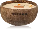Tropicandle Sandalwood & Tangerine - Ароматическая свеча с деревянным фитилем с деревянным фитилем, 350 мл — фото 1