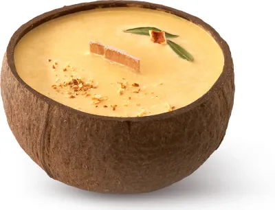 Свеча ароматическая Tropicandle Orange Tangerine соевая, с деревянным фитилём, 350 мл с деревянным фитилем