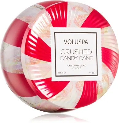 VOLUSPA Crushed Candy Cane - Ароматическая свеча, 113 г