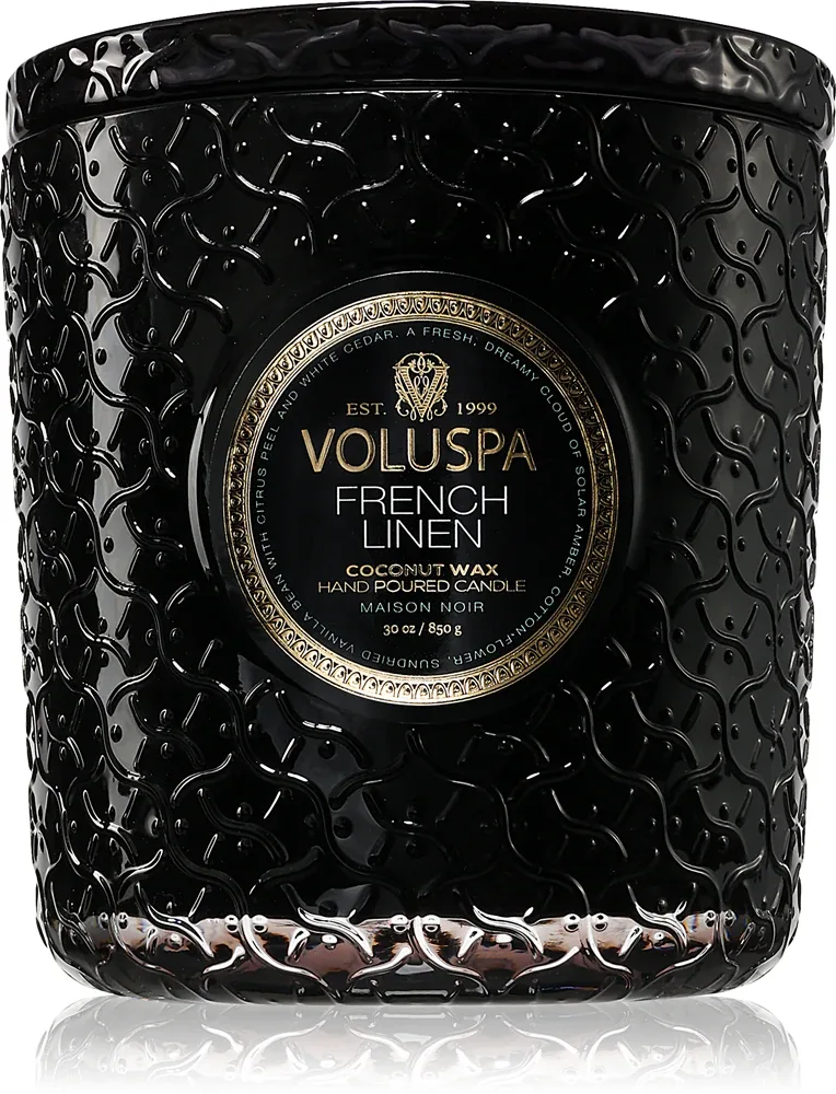 VOLUSPA Maison Noir French Linen - Ароматическая свеча, 850 г