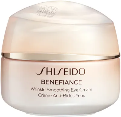 Shiseido Benefiance Wrinkle Smoothing Eye Cream - Питательный крем для глаз, уменьшающий морщины, 15 мл