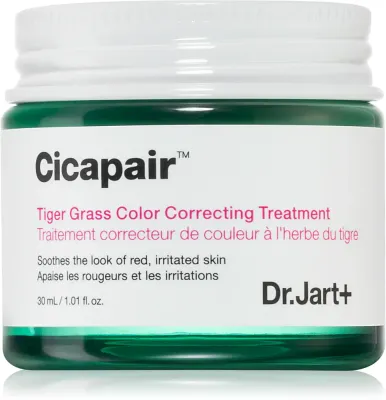 Dr. Jart+ Cicapair Tiger Grass Color Correcting Treatment - Крем интенсивно уменьшающий покраснения, 30 мл