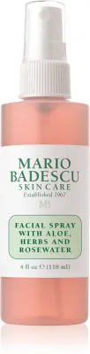 Mario Badescu Facial Spray with Aloe, Herbs and Rosewater - Тонизирующий спрей для лица для осветления и увлажнения, 118 мл