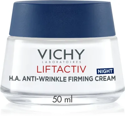 Vichy Liftactiv H.A. Anti-Wrinkle Firming Night Cream - Укрепляющий антивозрастной ночной лифтинг-крем, 50 мл
