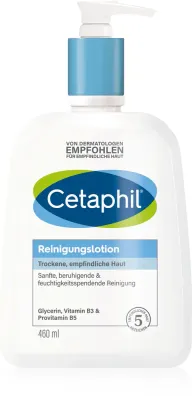 Cetaphil Gentle Skin Cleanser - Очищающее молочко для чувствительной и сухой кожи, 460 мл