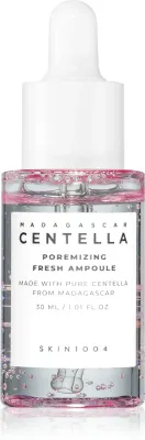 SKIN1004 Madagascar Centella Poremizing Fresh Ampoule - Сыворотка детокс для лица для сужения пор и улучшения состояния кожи, 30 мл