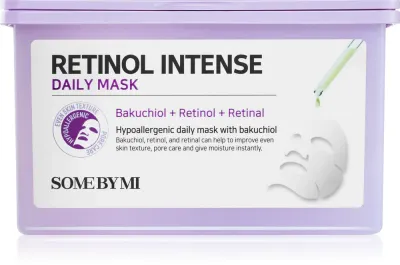 Some By Mi Retinol Intense Daily Mask - Маска против морщин в тканевом пакете большой объем, 30 шт