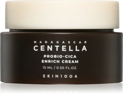 SKIN1004 Madagascar Centella Probio-Cica Enrich Cream - Крем интенсивного увлажнения для смягчения, 15 мл