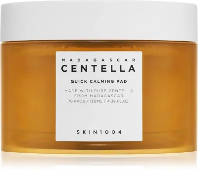SKIN1004 Madagascar Centella Quick Calming Pad - Интенсивно омолаживающие патчи для глаз для смягчения и укрепления чувствительной кожи, 70 шт