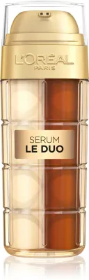 L’Oreal Paris Age Perfect Le Duo Serum - Двухфазная сыворотка для омоложения с эффектом осветления и смягчения кожи, 30 мл
