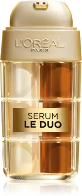 L’Oreal Paris Age Perfect Le Duo Serum - Двухфазная сыворотка для омоложения с эффектом осветления и смягчения кожи, 15 мл