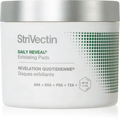 Пилинг-диски для лица StriVectin Advanced Resurfacing Daily Reveal, с кислотами AHA, BHA, PHA и TXA, 60 шт