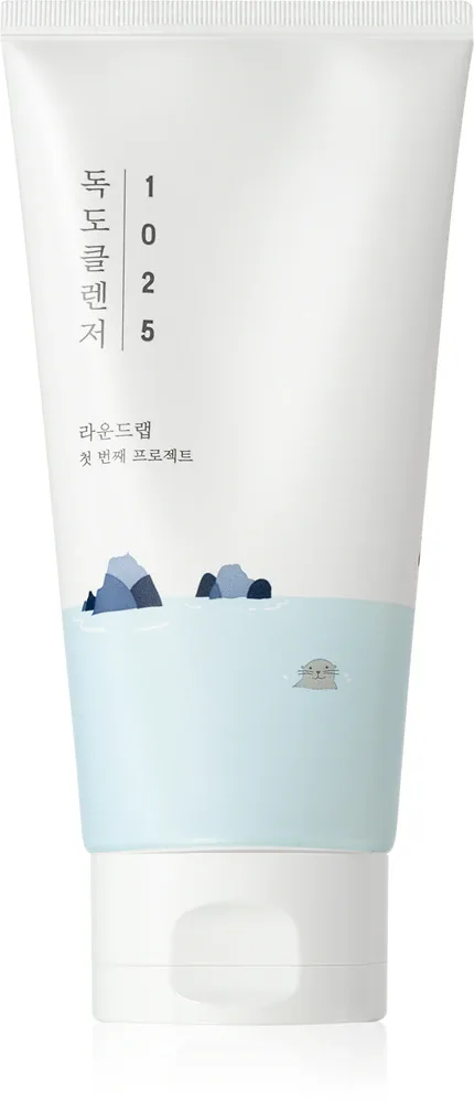 ROUND LAB 1025 Dokdo Cleanser - Пенящийся крем для очищения сухой и чувствительной кожи, 150 мл