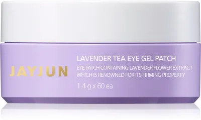 Jayjun Eye Gel Patch Lavender Tea - Гидрогелевая маска для глаз, укрепляющая кожу, 60 г