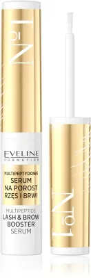 Сыворотка для ресниц и бровей Eveline Cosmetics с пептидами, укрепляющая, 4 мл