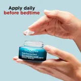 Clarins Hydra-Essentiel [HA²] Night Cream - Увлажняющий ночной крем с гиалуроновой кислотой, 50 мл — фото 7