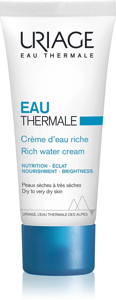 Uriage Eau Thermale Rich Water Cream - Крем питательно-увлажняющий для сухой и очень сухой кожи, 40 мл