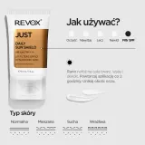 Revox B77 JUST Daily Sun Shield - Защитный крем для лица SPF 50+, 3 мл — фото 5