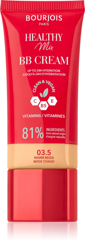 Bourjois Healthy Mix BB Cream - BB крем, 30 мл, оттенок 3,5 Warm Beige