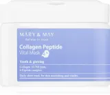 MARY & MAY Collagen Peptide Vital Mask - Набор тканевых масок с антивозрастным действием, 30 шт — фото 1