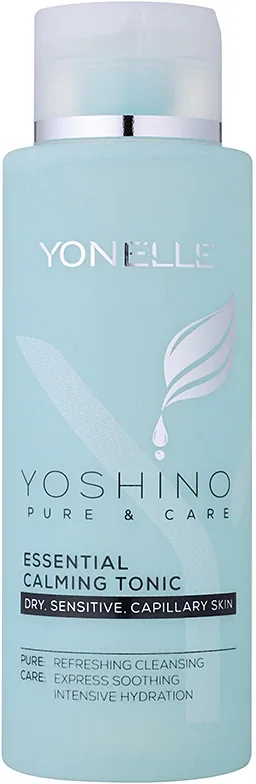 Yonelle Yoshino Pure&Care - Успокаивающий эссенциальный тоник для лица, 400 мл