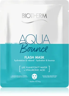 Biotherm Aqua Bounce Flash Mask - Маска в тканевом пакете, 35 г