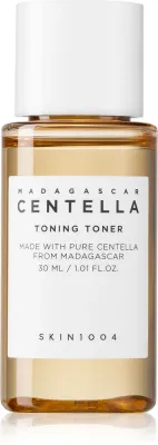 SKIN1004 Madagascar Centella Toning Toner - Тоник для лица, мягко отшелушивающий для чувствительной кожи, 30 мл