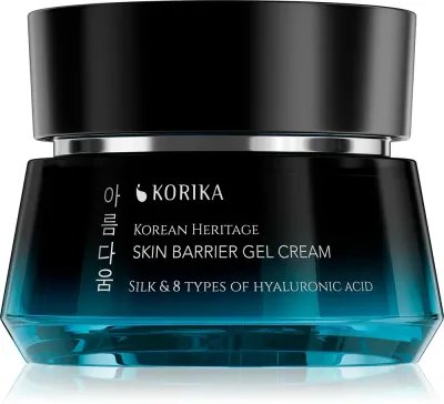KORIKA Korean Heritage Silk & 8 Types of Hyaluronic Acid Skin Barrier Gel Cream - Увлажняющий-смягчающий гель-крем, 50 мл