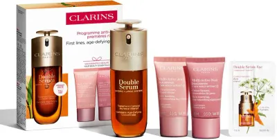 Clarins Double Serum & Multi-Active - Подарочный набор для всех типов кожи