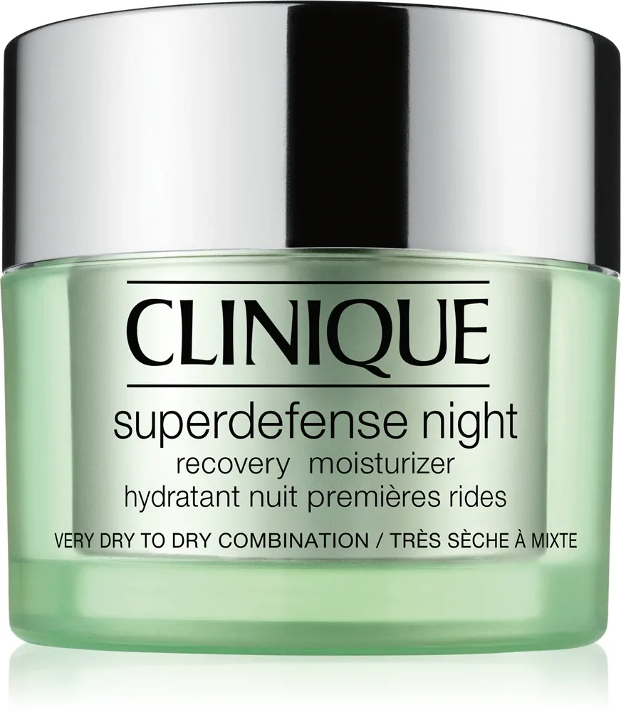 Clinique Superdefense Night Recovery Moisturizer - Увлажняющий ночной крем против первых признаков старения кожи, 50 мл