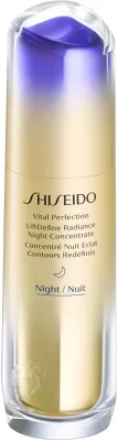 Shiseido Vital Perfection LiftDefine Radiance Night Concentrate - Сыворотка для лица с лифтинг-эффектом на ночь, 40 мл